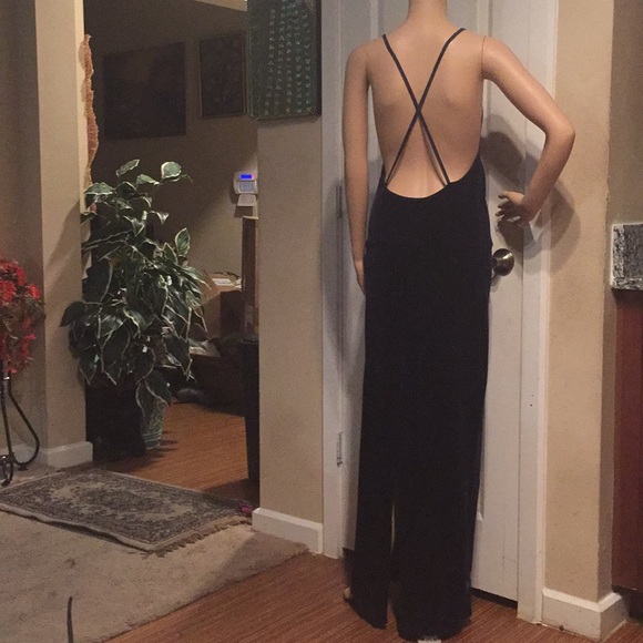 Velvet maxi dress - Picture 4 of 10